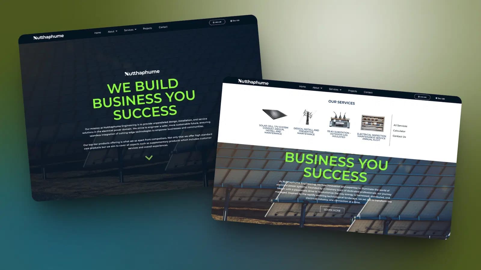 Electrical Website Design
