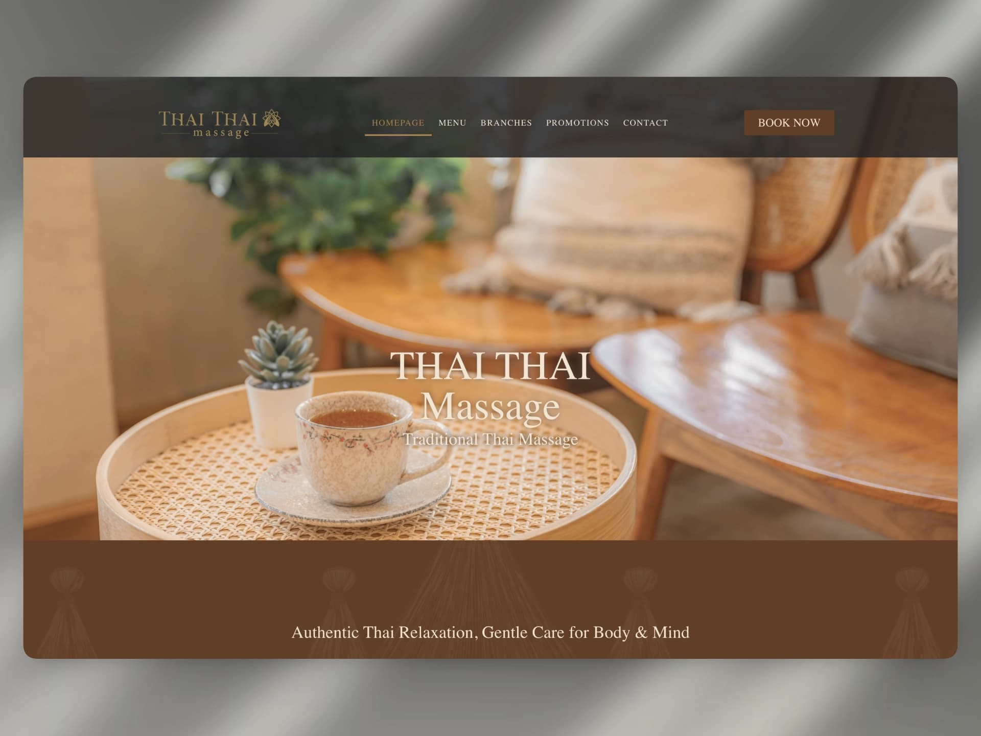 Massage Website Design