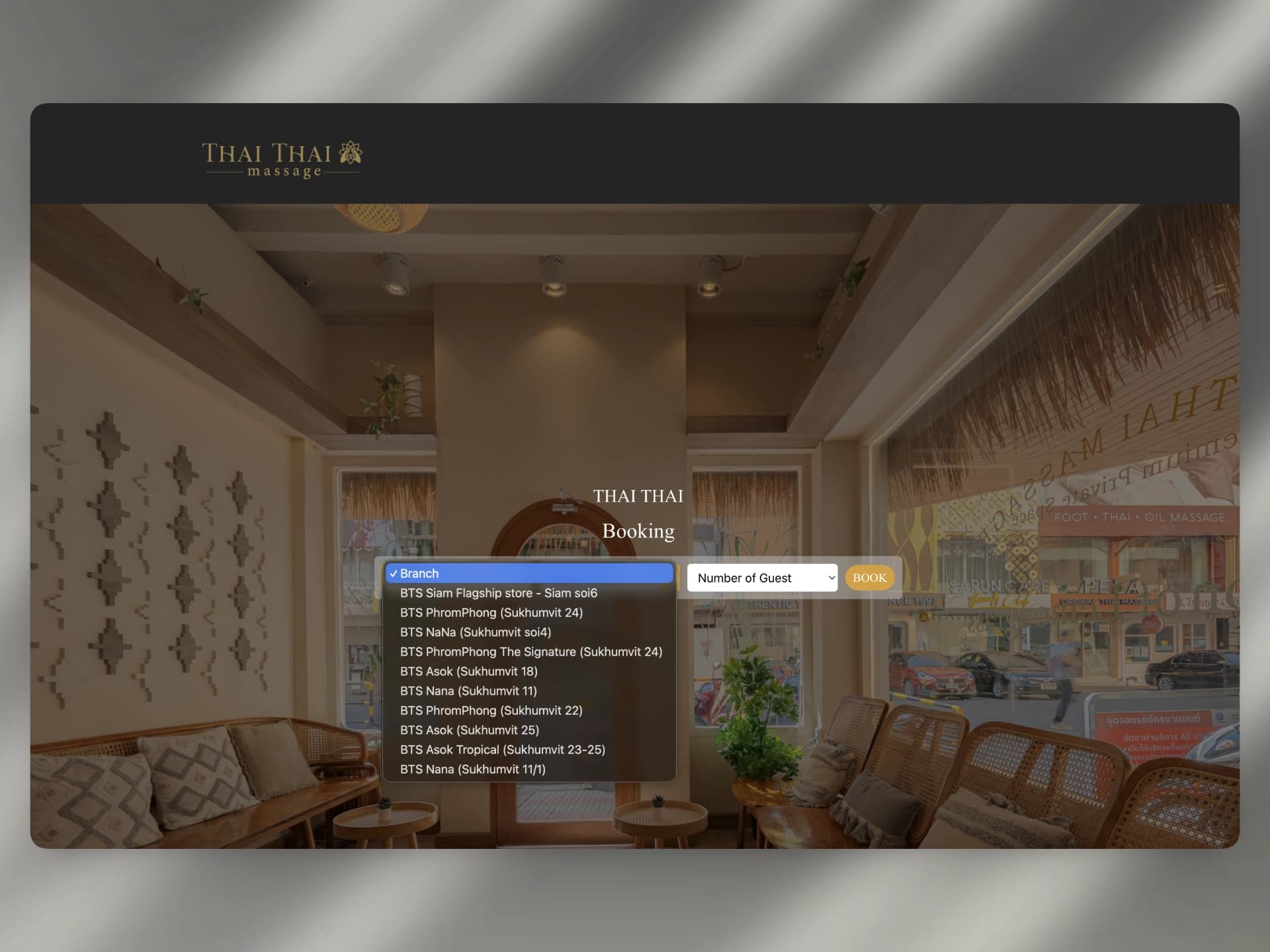 Massage Website Design