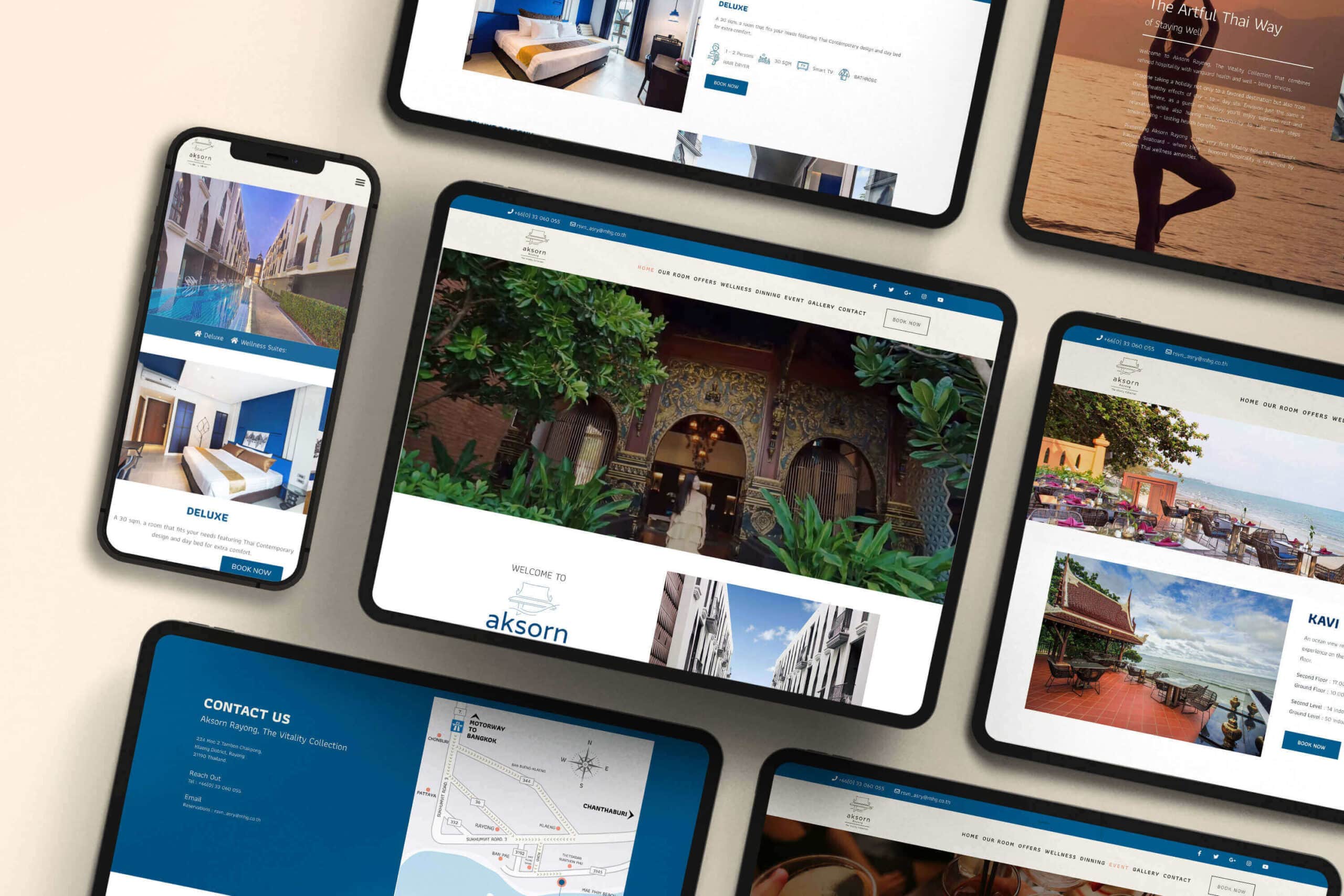 Aksorn Rayong   With Profile website design services and other services by nConnect