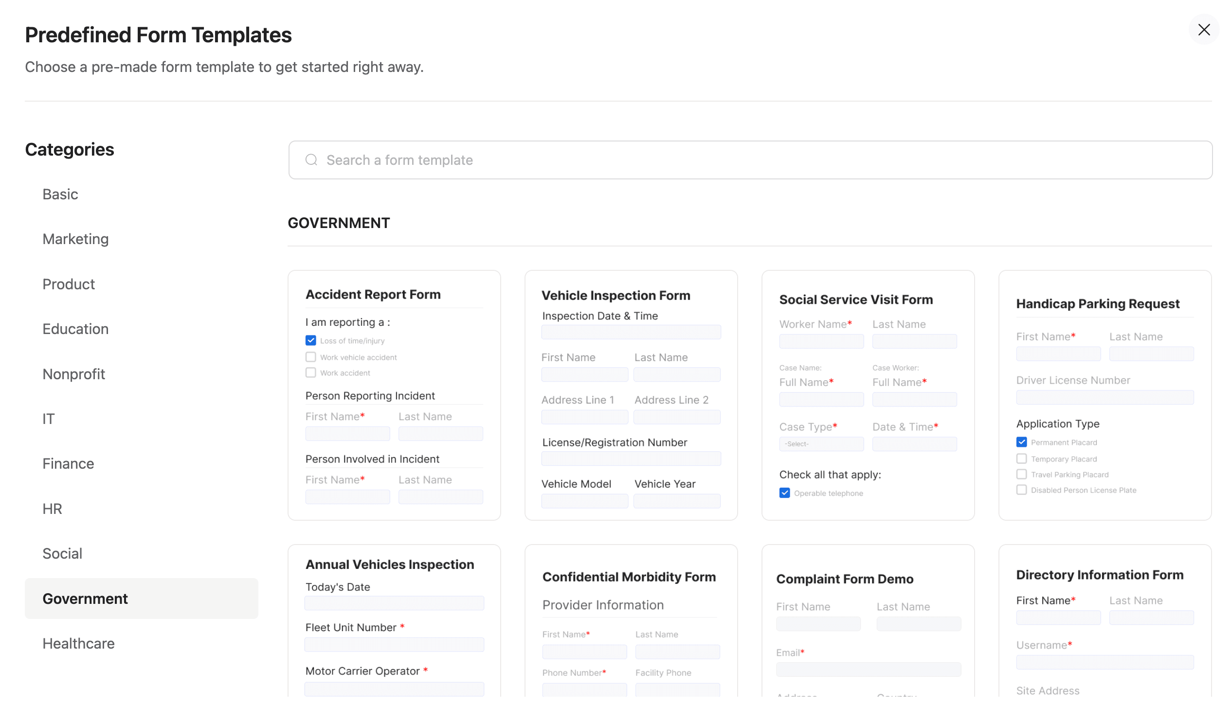 Form Template 2
