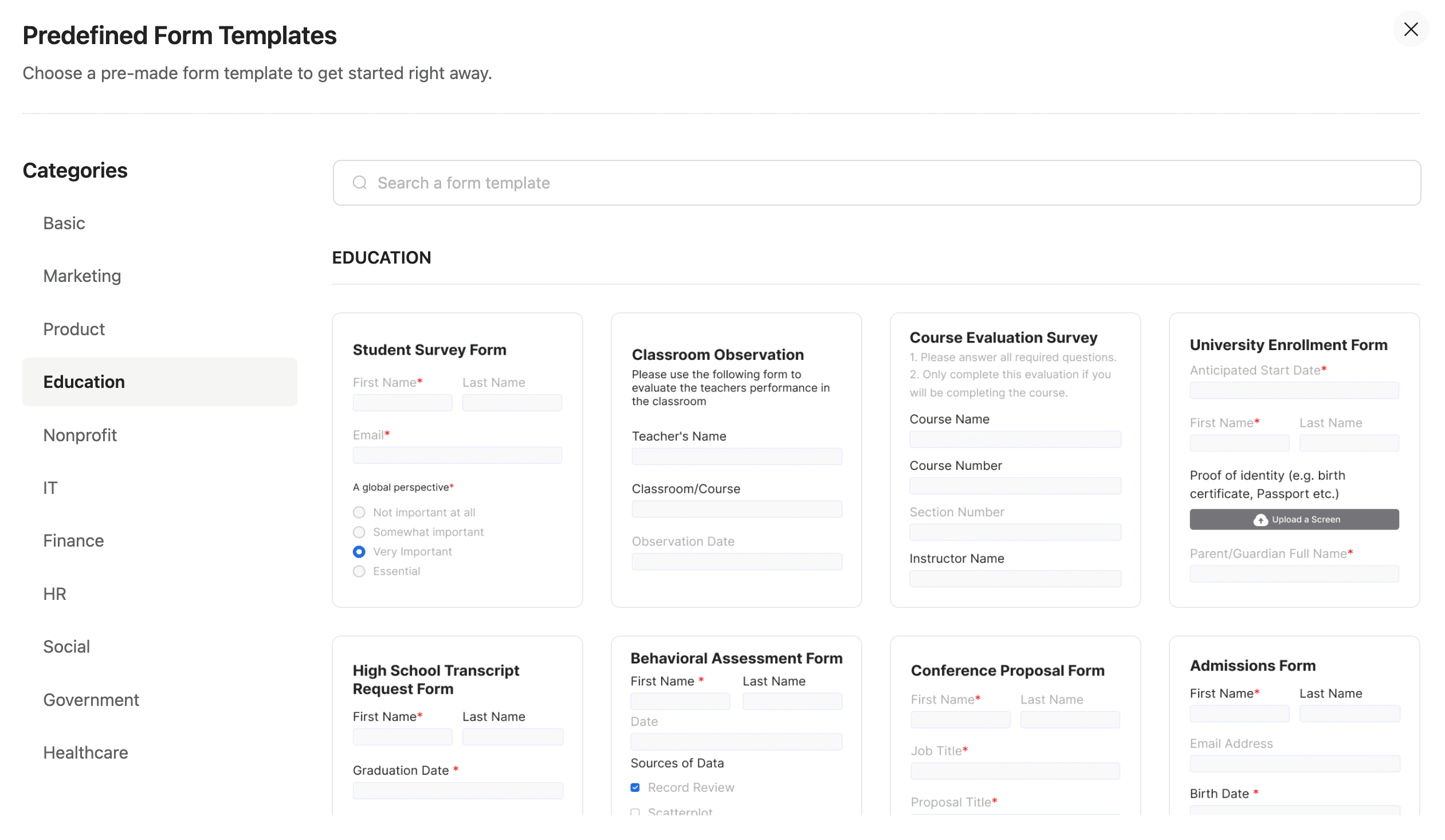 Form Template 3