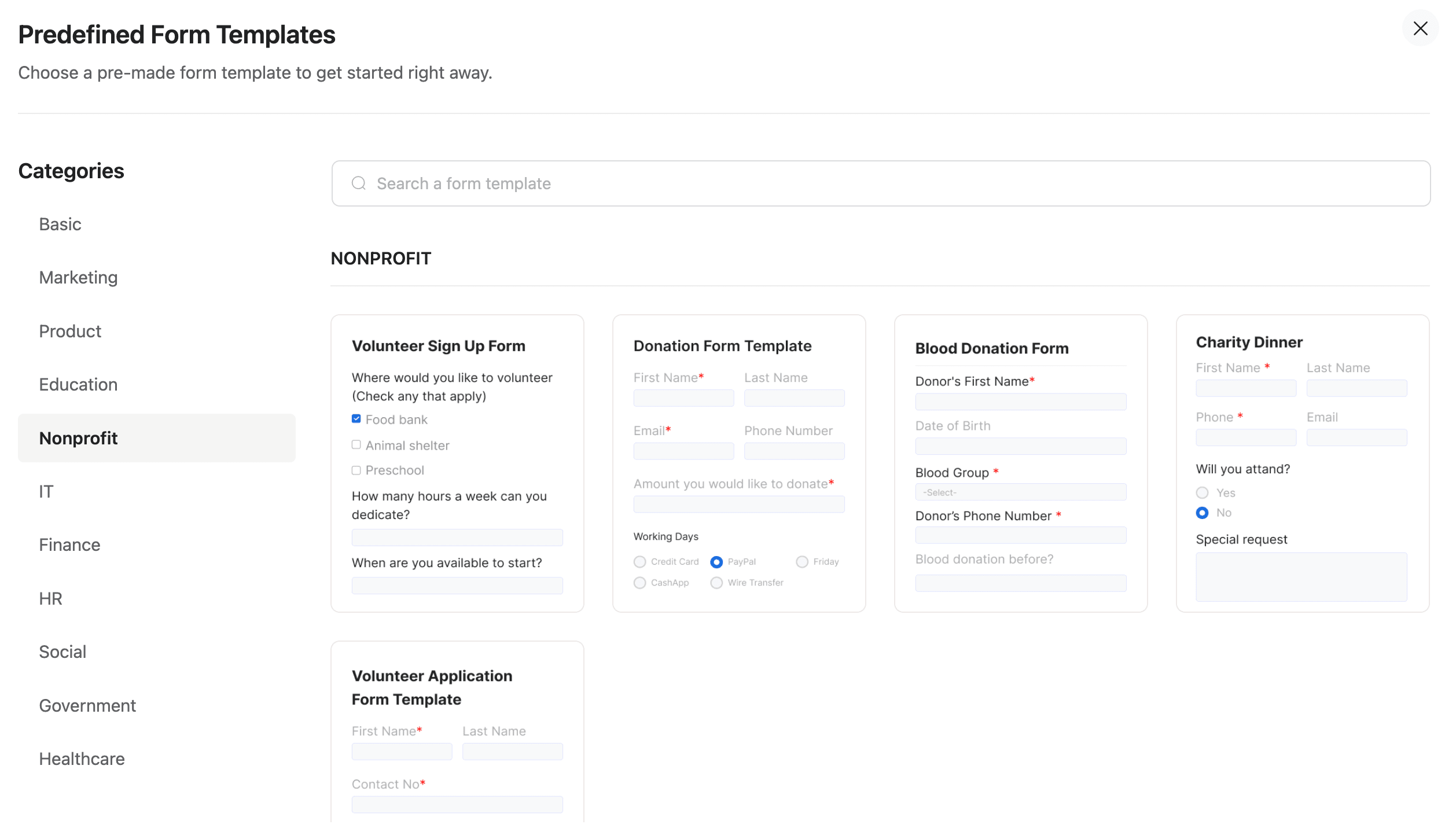 Form Template 8