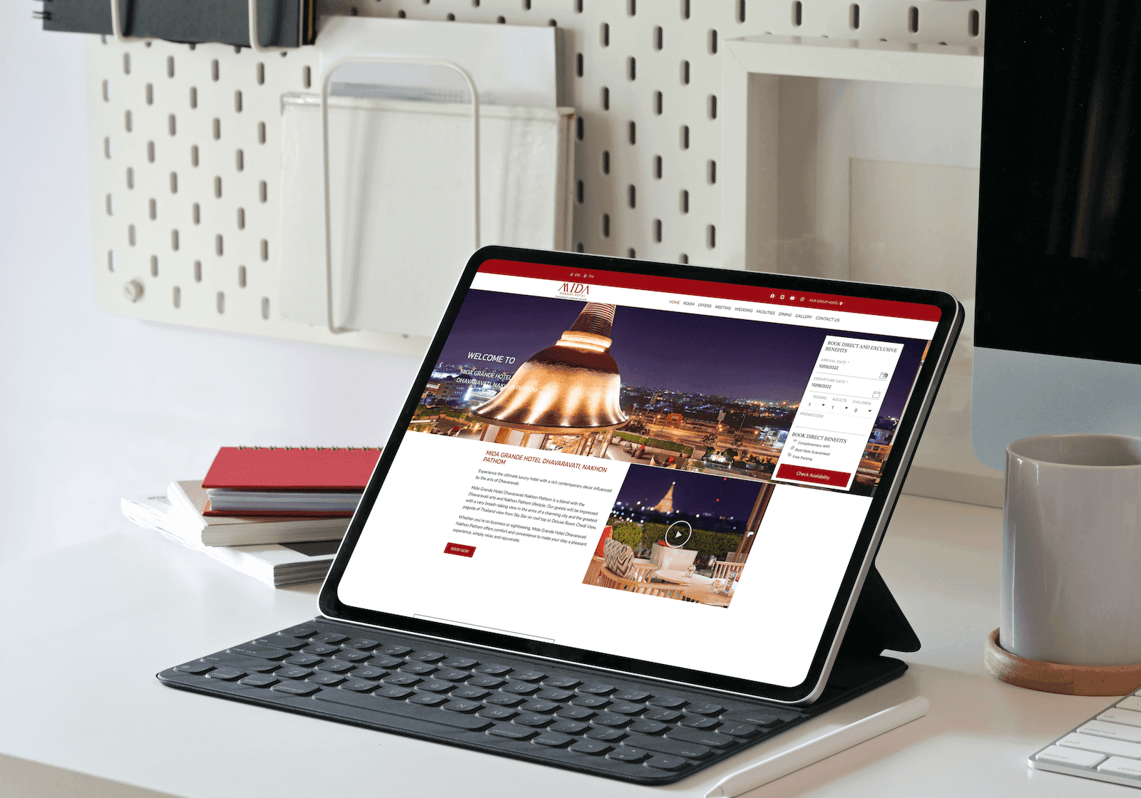 Mida Grande Hotel Dhavaravati - Web Design & Development Portfolio